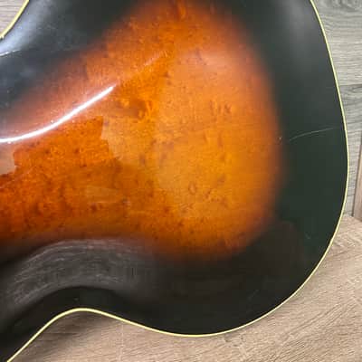 RARE Epiphone Triumph 1938 Tobacco Burst Hollow Body Electric Guitar #2709 image 20