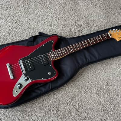 Fender Blacktop Jaguar P90 W/Gig Bag Candy Apple Red Exc! image 14