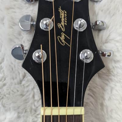 2009 Samick Greg Bennett Design OM-5BCE acoustic-electric guitar with gig Bag image 4
