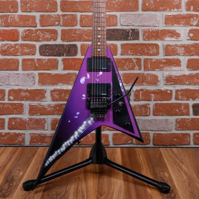 Jackson USA Custom Shop RR1 Rhoads Custom Student Model Purple With Music Notes Graphic 1988 w/OHSC image 4