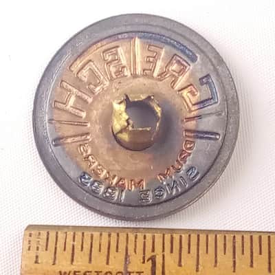 Gretsch Snare Drum Round Badge Skinny Sticks 40s-50s Broadkaster Brooklyn,NY USA image 2