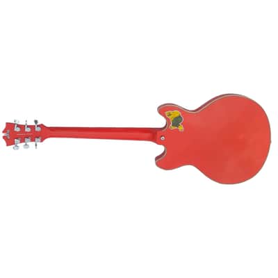 D'ANGELICO PREMIER MINI DC - FIESTA RED WITH BAG image 3