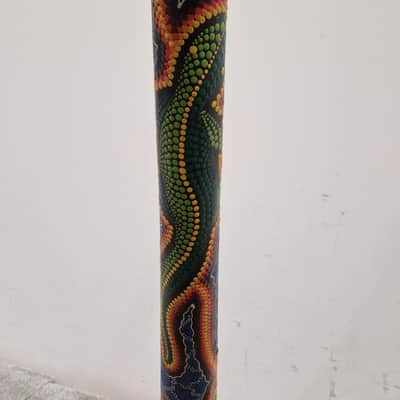 Didgeridoo - Traditional Wind Instrument - Painted Aboriginal Design - Fair image 2