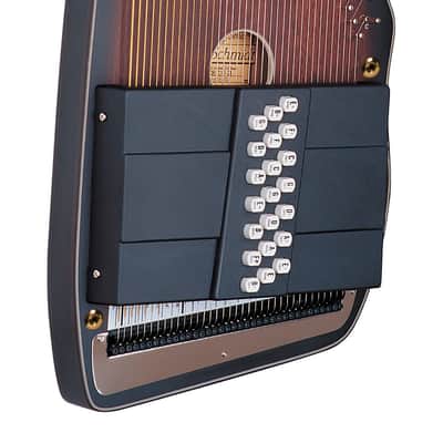 Oscar Schmidt OS11021AE "The Americana" 21 Chord Electric Autoharp w/Passive Electronic Pickup image 9