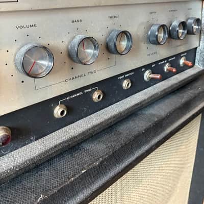 1964 Silvertone Model 1484 Twin Twelve 2x12 Piggyback image 10