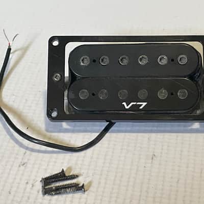 1990's Japan Ibanez RG Series V7 Black Neck Humbucker Guitar Pickup w/ Ring 9.17k image 1
