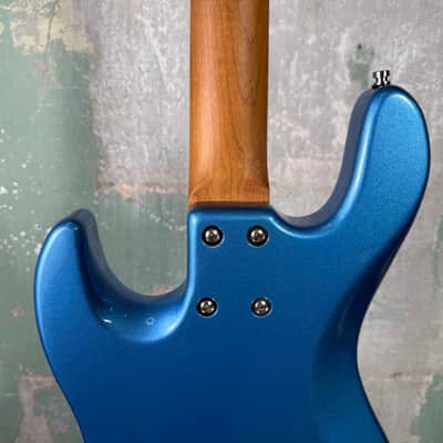 Sadowsky MetroExpress Hybrid P/J Bass with Roasted Maple Fretboard 2023 - Present - Ocean Blue Metallic High Polish image 10