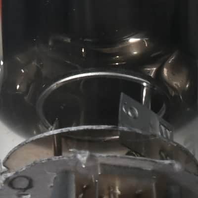1x NOS 1969’s SIEMENS E280F Top Ring Getter Golden Pin Made in Germany Amplitrex Tested image 9