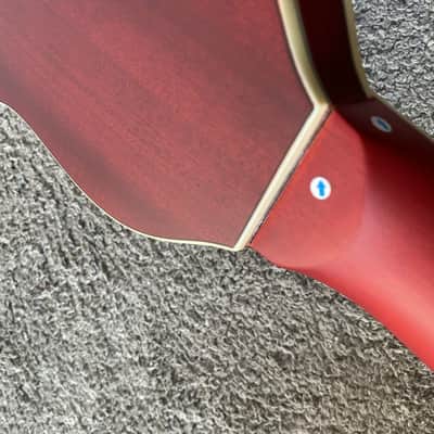 Washburn Rover RO10SK 34 Inch Travel Guitar in Red, Spruce Top, Rosewood Fingerboard image 13