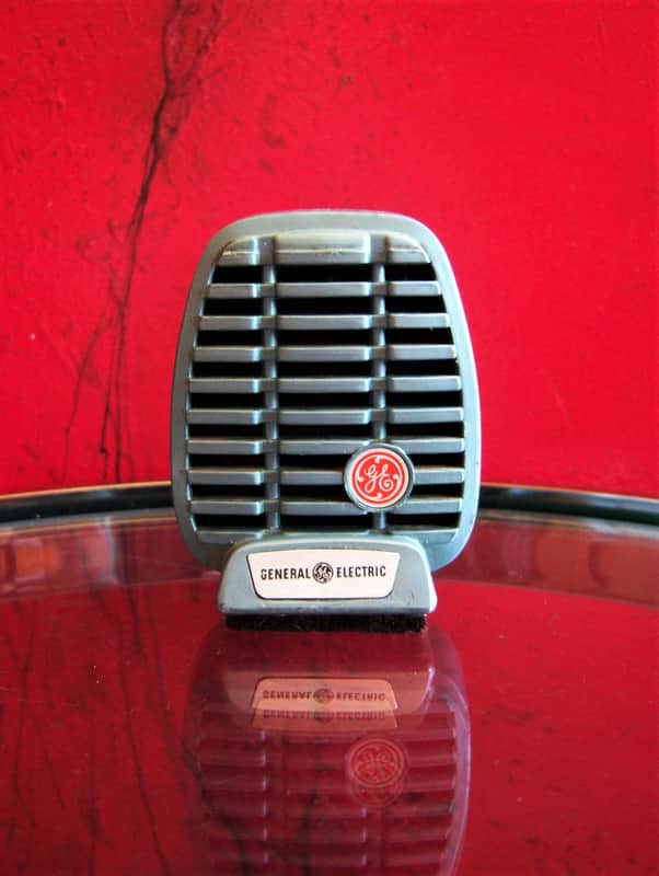 Vintage 1950's General Electric CR88B / Shure 510C controlled reluctance microphone High Z PROP image 1