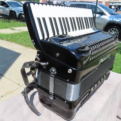 BORSINI BUILT 'MODERN' CUSTOM 120 BASS ACCORDION  {TONY DANNON STUDIO EDITION}  4/5 REEDS with 9/6 REGISTERS CLEAN 1 OWNER! image 6
