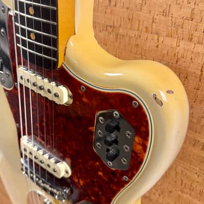Fender Jaguar 1963 - Olympic White with Matching Headstock image 13