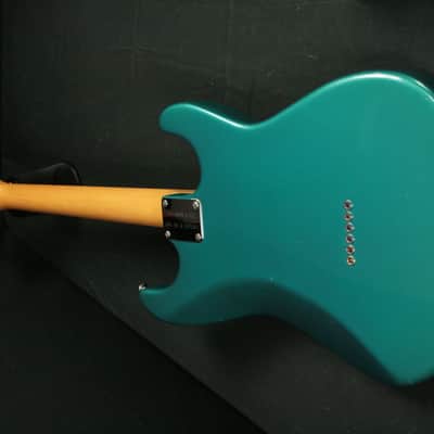 Guitars R Us Strat 1995 Ocean Turquoise - lefty - built for and signed by CoCo Montoya image 6
