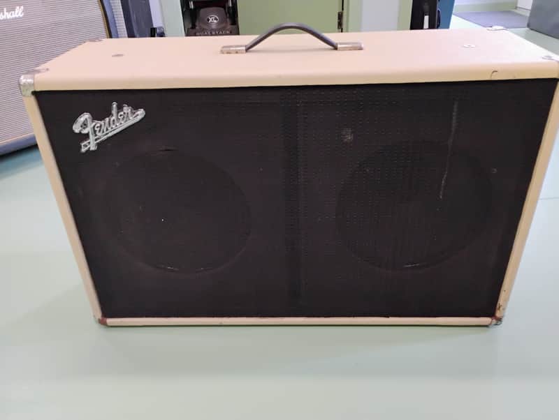Fender Twin 12" Spkr Cab '61 - '64 - Blond-White image 1