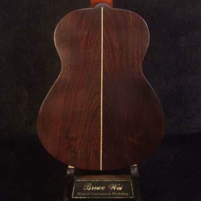 Handmade Tenor Ukulele, Solid Spalted Maple, Indian Rosewood, Soft-bag, Bruce Wei UG17-3049 image 6