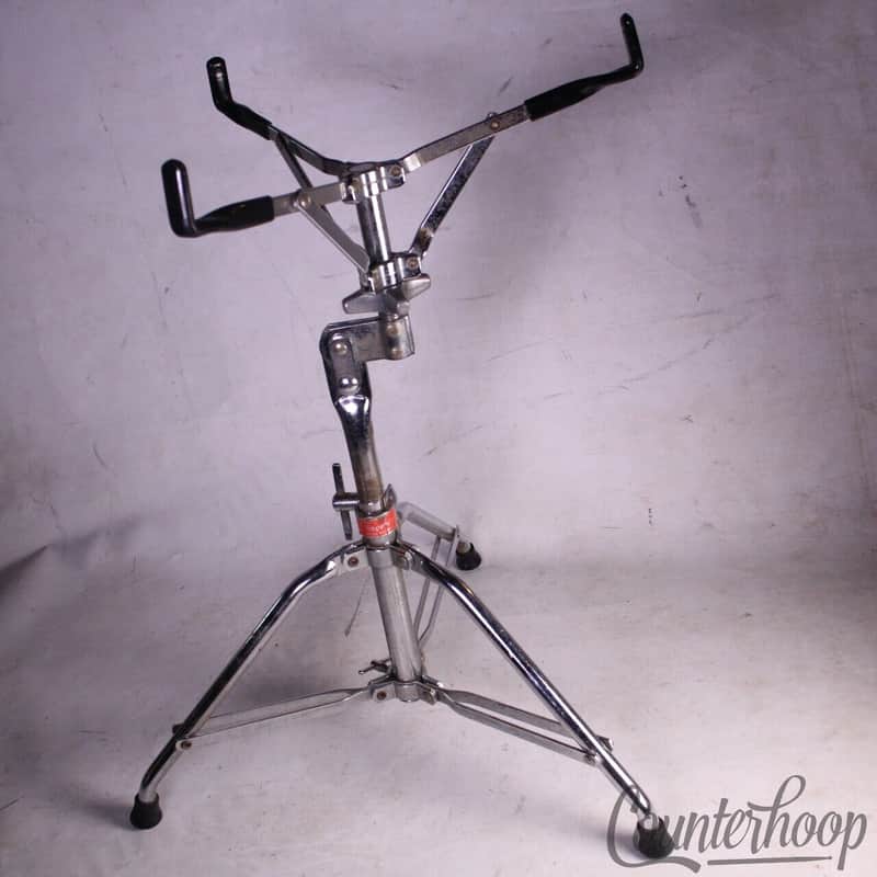 *Slingerland "Rocket" Snare Drum Stand Chrome Vintage 70s Double-Braced Tube-Leg image 1