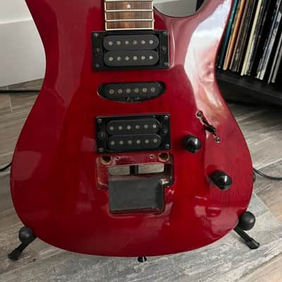 Ibanez S Series Style Guitar Body and Neck Loaded Husk Red Translucent