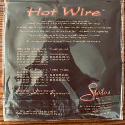 Hot Wire 10x Single Ball Bass 5-String Sets 40-60-80-100-125 2022 - Stabiles Steel image 3