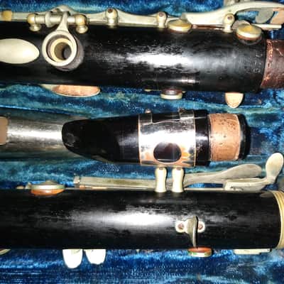 Rene Duval Wood Soprano Clarinet Wood, Italy, Intermediate level, Good Condition image 5
