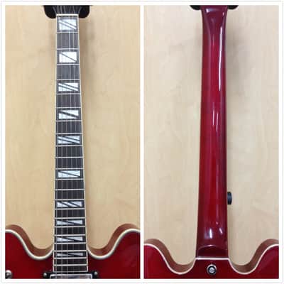 Haze SEG-272 Semi-Hollow body electric guitar,CherryRed+Free Bag,Strap,Strings image 11