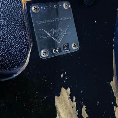 Fender Custom Shop Limited Edition Custom Jazz Bass Heavy Relic - Aged Black - Authorized Dealer - G02846 - 9.5lbs - Open BOX - SAVE BIG! image 12