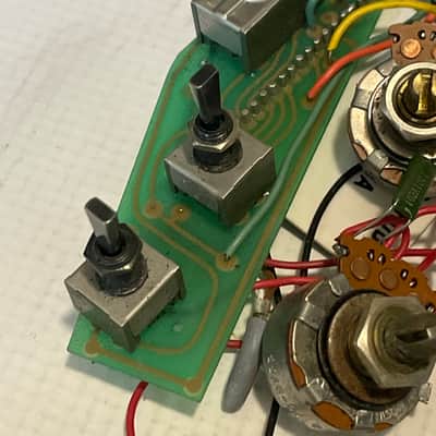 1980's Kramer USA Sustainer Active Control Electronics Wiring Circuit Board image 9