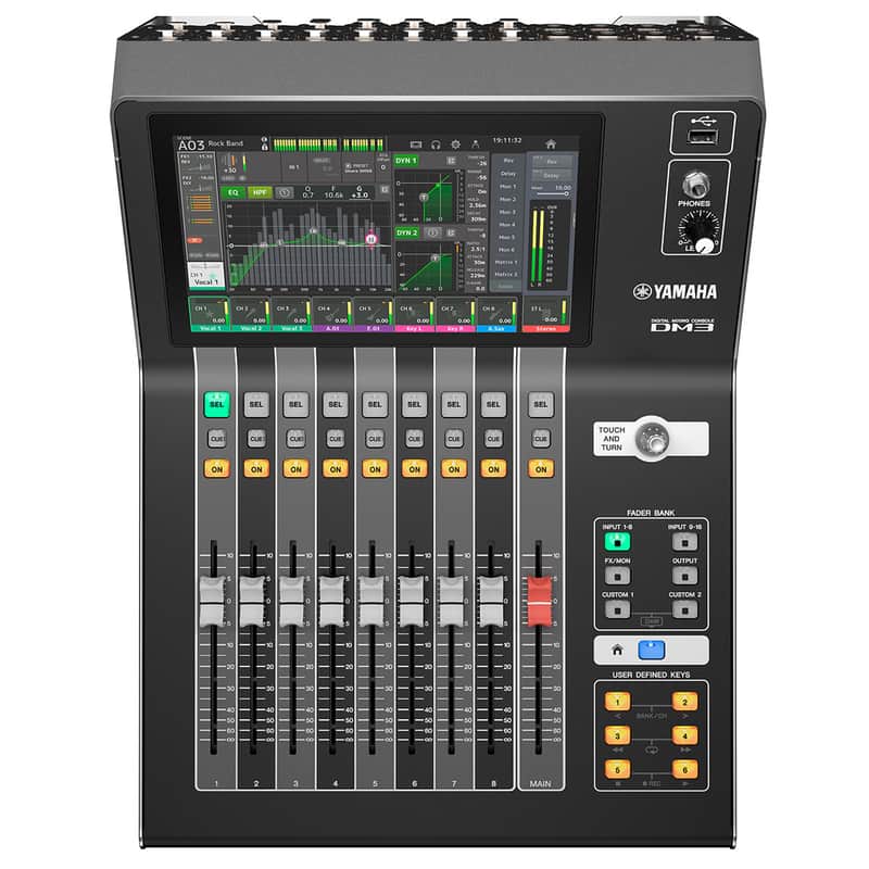 Yamaha DM3-D 22-Channel Ultracompact Digital Mixer with Dante image 1