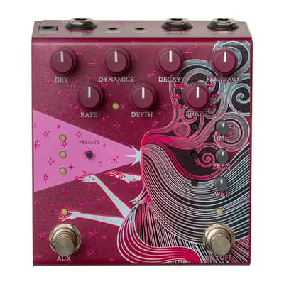 Old Blood Noise Endeavors Sunlight Stereo Dynamically Held Reverb Pedal (Maroon) image 1
