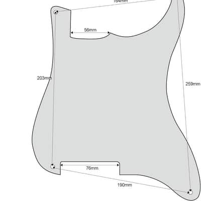 4 Hole Custom Guitar Strat Pickguard Blanks for Stratocaster ST Style Electric Guitar Replacement, 4 Ply Red Tortoise image 2
