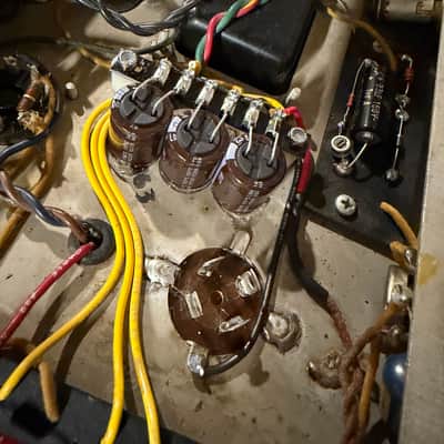 1963 Fender Princeton 6G2 Brownface Guitar Amp image 22