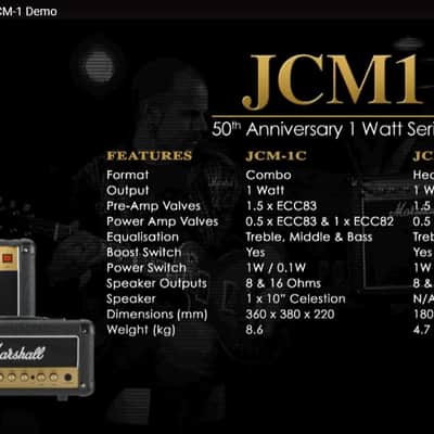 Marshall JCM-1C 50th Anniversary Combo Amp image 7