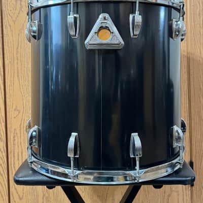 Ludwig 6 ply Black Cortex 1980’s 16” Tom image 3