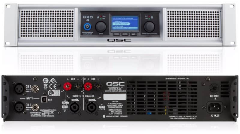 QSC GXD4 GXD Series 400/600w 8/4 Ohm Power Amp | Reverb