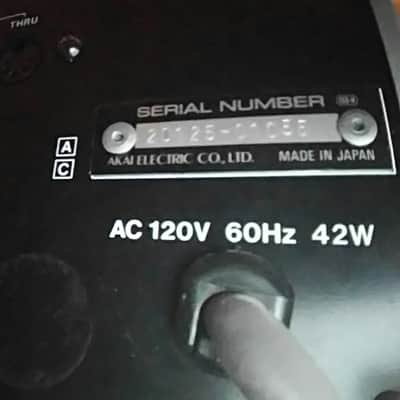 Akai S900 12-bit Sampler New Blue Screen working Great! Mpc 60 Converters image 5