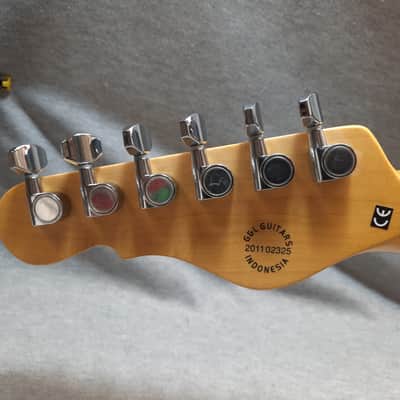 G&L Tribute Series ASAT Classic Bluesboy Semi-Hollow with Maple Fretboard - Clear Orange image 5