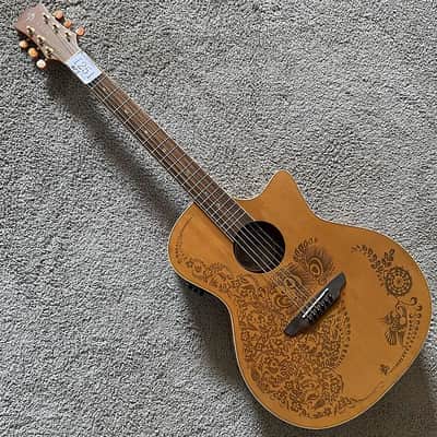 Luna Acoustic Electric Guitar, Pine Wood Top Body, Mahogany Neck image 2