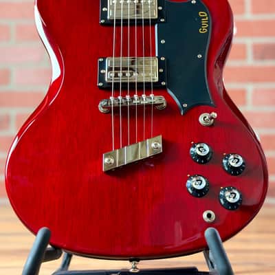 Guild Polara Deluxe Electric Guitar - Cherry Red image 2