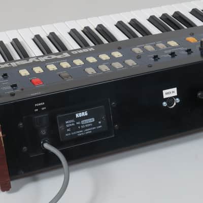 Korg PolySix polyphonic programmable synthesizer + CHD MIDI in + new battery image 11