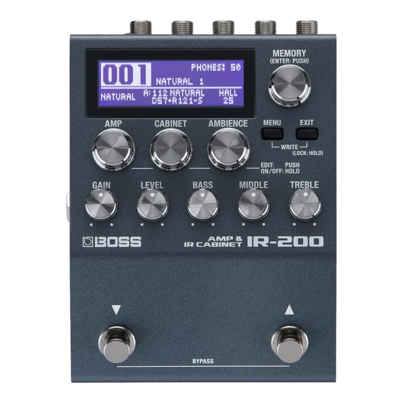 Boss IR-200 Amp and IR Cabinet Simulator Pedal image 1