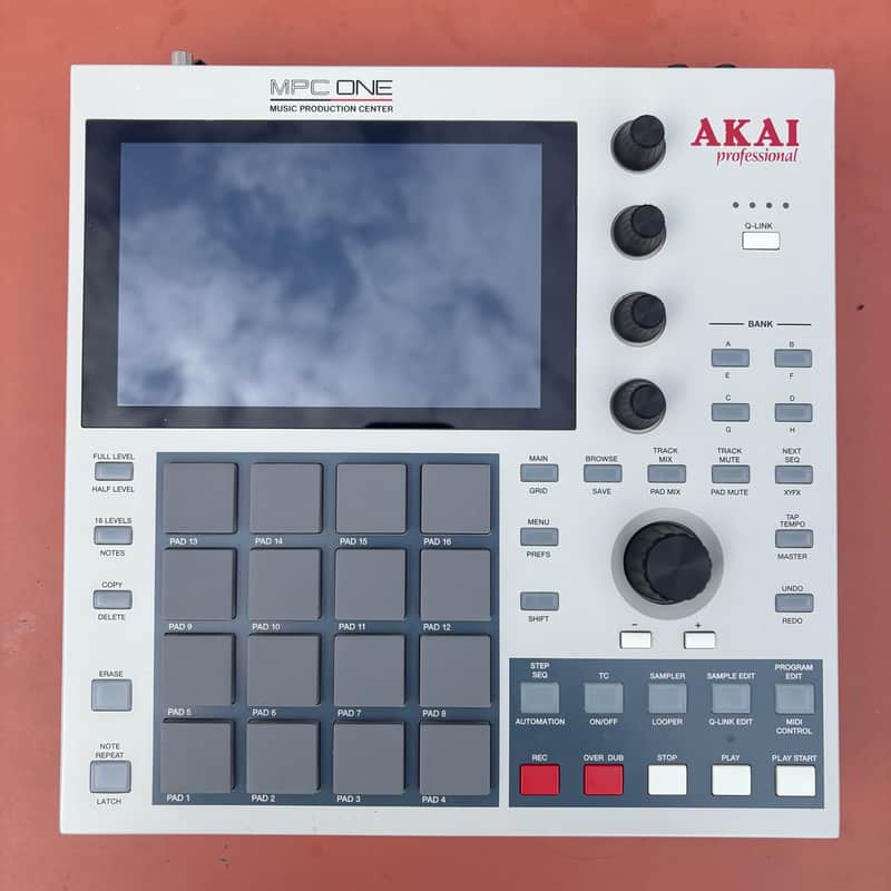 Akai MPC One Standalone MIDI Sequencer Retro Edition with deck saver image 1