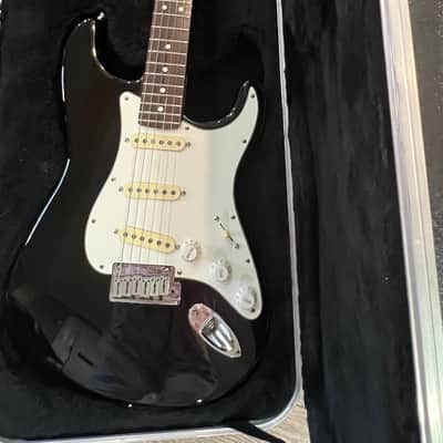 Vintage 1980’s Fender American standard Stratocaster Black Solid Body Electric Guitar 1984 image 1