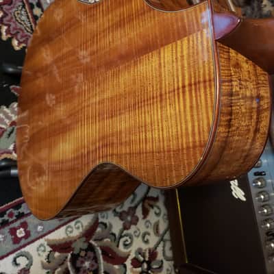 Breedlove C2/k | 1996 Serial No. 96-175 | 100 Cedar & Flamed Koa | Signed Steve Henderson image 13