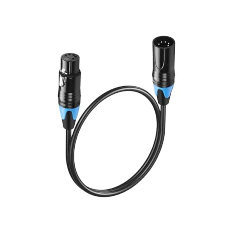 2025 GINTOOYUN Dmx Cable 5 Pin Signal Xlr Male To Female Cable...