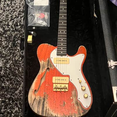 FENDER 1963 Telecaster wildwood  10 Fender Telecaster 2022 - Heavy Relic / Crimson Transparent image 17
