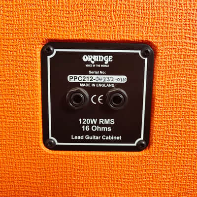 Orange Orange PPC212 2x12 Cabinet - Made in England - Celestion Vintage 30 – THON Flight Case image 2