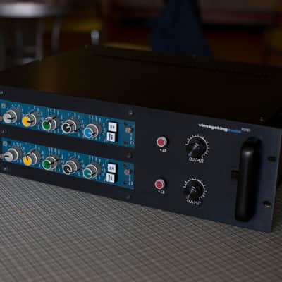 Calrec PQ 1161 Mic Pre-amp and EQ pair, racked mid-70's image 2