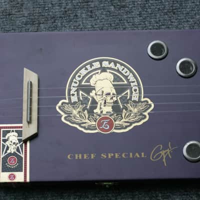 Guy Fieri/Espinosa Knuckle Sandwich Acoustic Cigar Box Ukulele by D-Art Homemade Guitar Co. image 3