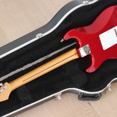 Fender Stratocaster Matthias Jabs of the Scorpions Signature Jabocaster - 1998 Limited Edition of 200 guitars - Candy Apple Red finish - Close to MINT condition ! image 7