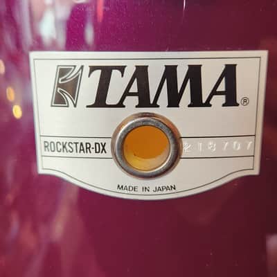 Tama Japan Rockstar-DX Drum Kit Mystic Purple w/ Floor Tom Legs & Rack Toms Mount image 8