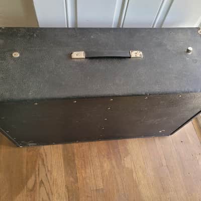 Vintage Fender Bandmaster Piggyback 2x12 Speaker Cabinet 32" w/ Original Fender Speakers & Tilt-Back Legs image 4